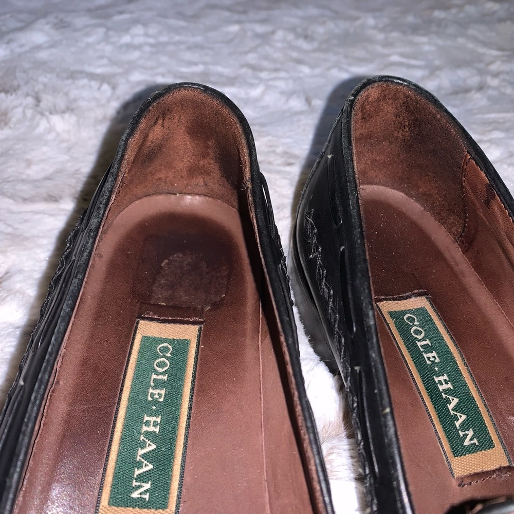 Vintage? Women’s Cole Haan Brown & Black Leather Loafers - Picture 6 of 16